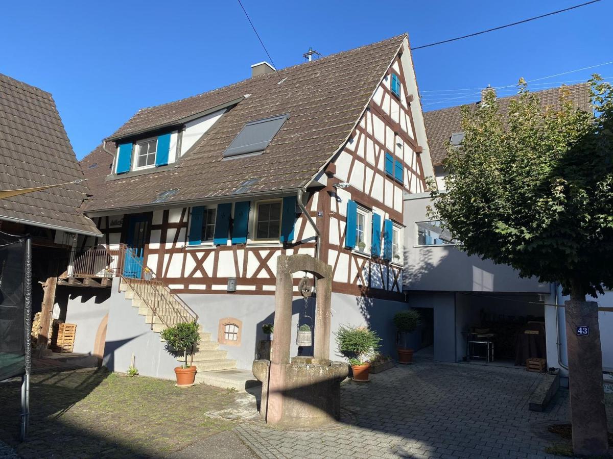 Ferienwohnung Traumhaft wohnen im Haus Blum Herbolzheim Exterior foto